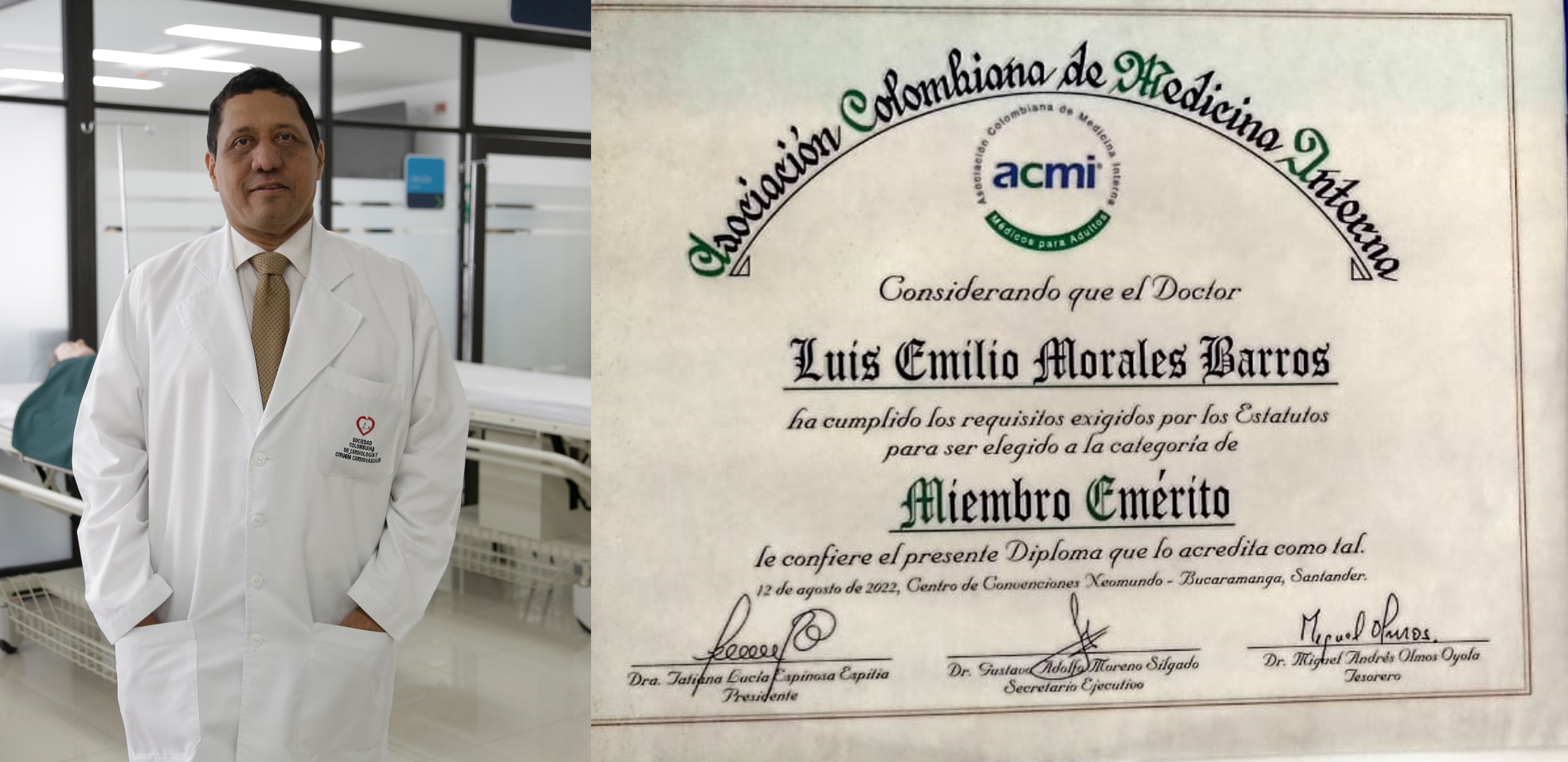 ACMI reconocimiento a profesor de medicina
